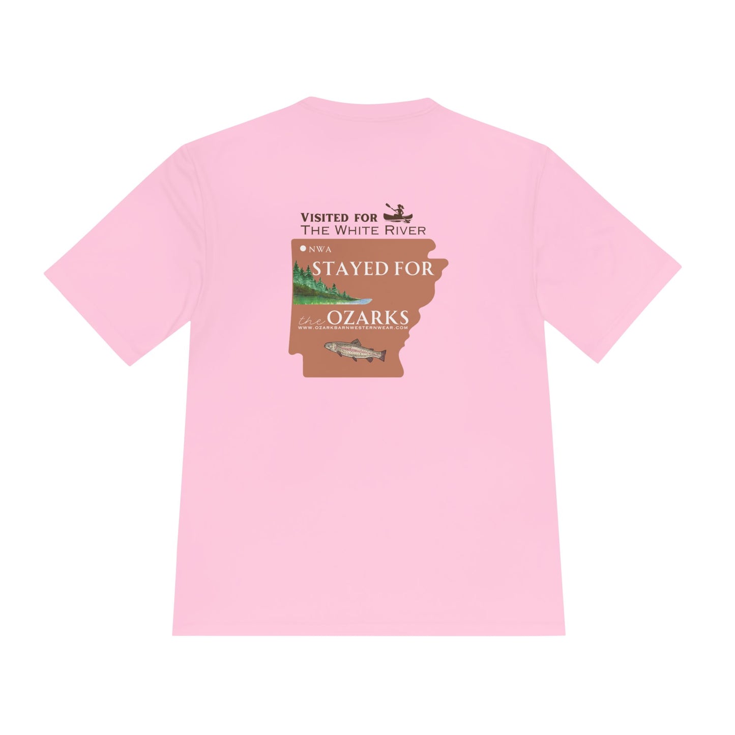 WOMEN'S "Visited for The White River" PREMIUM Moisture Wicking Tee