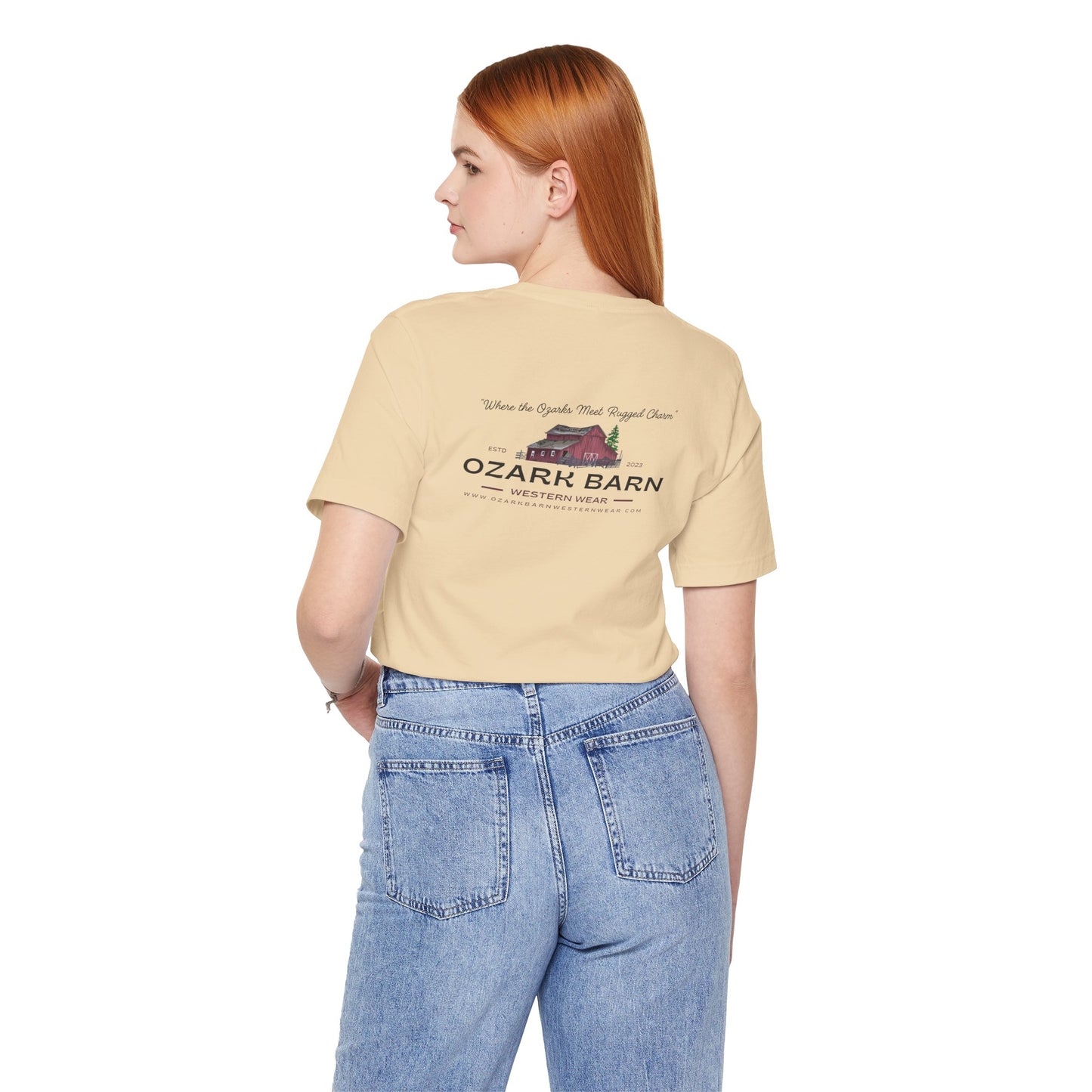 "Meet Me in the Ozarks" Ozark Barn Western Wear T-Shirt