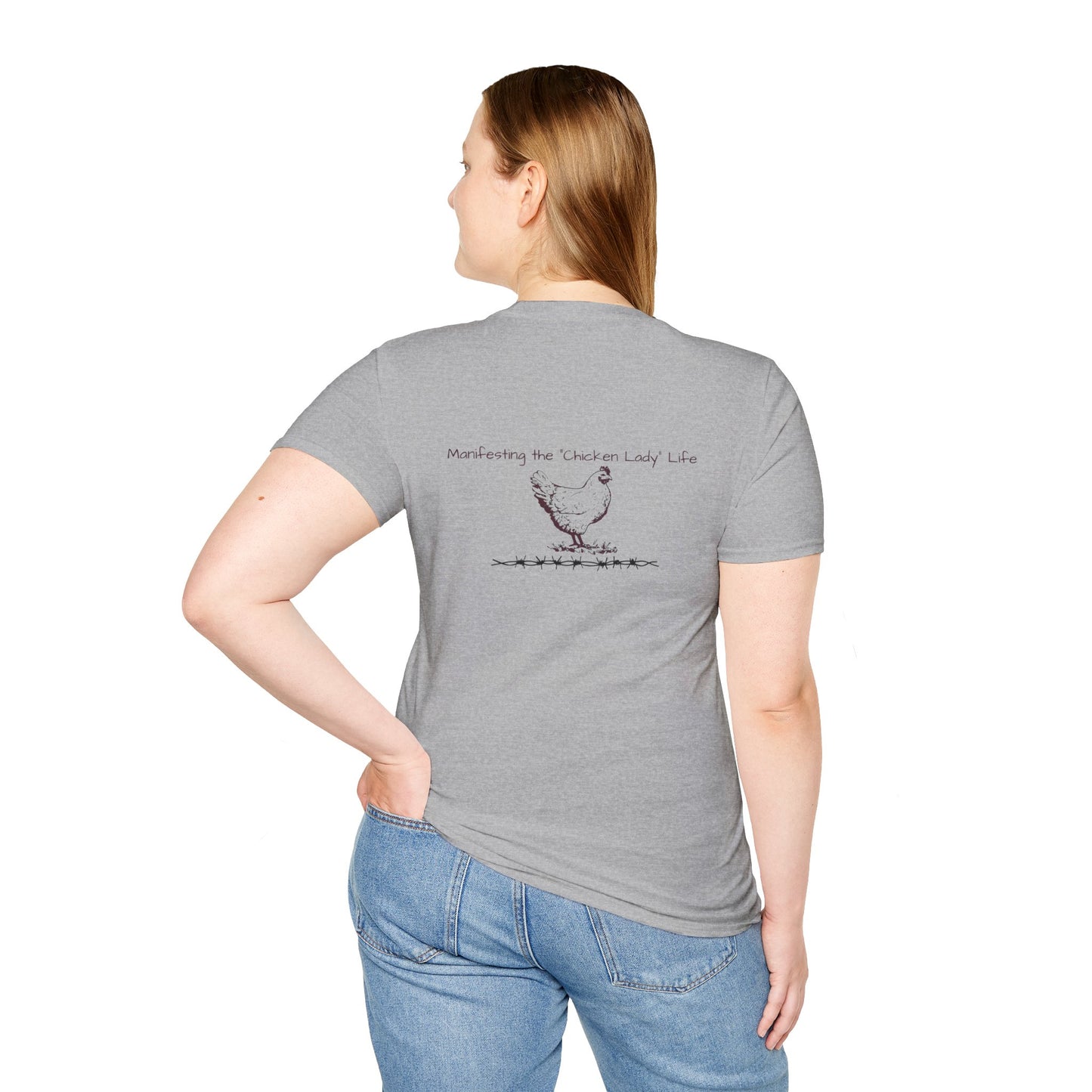 Ladies "Manifesting the Chicken Lady" Life T-Shirt