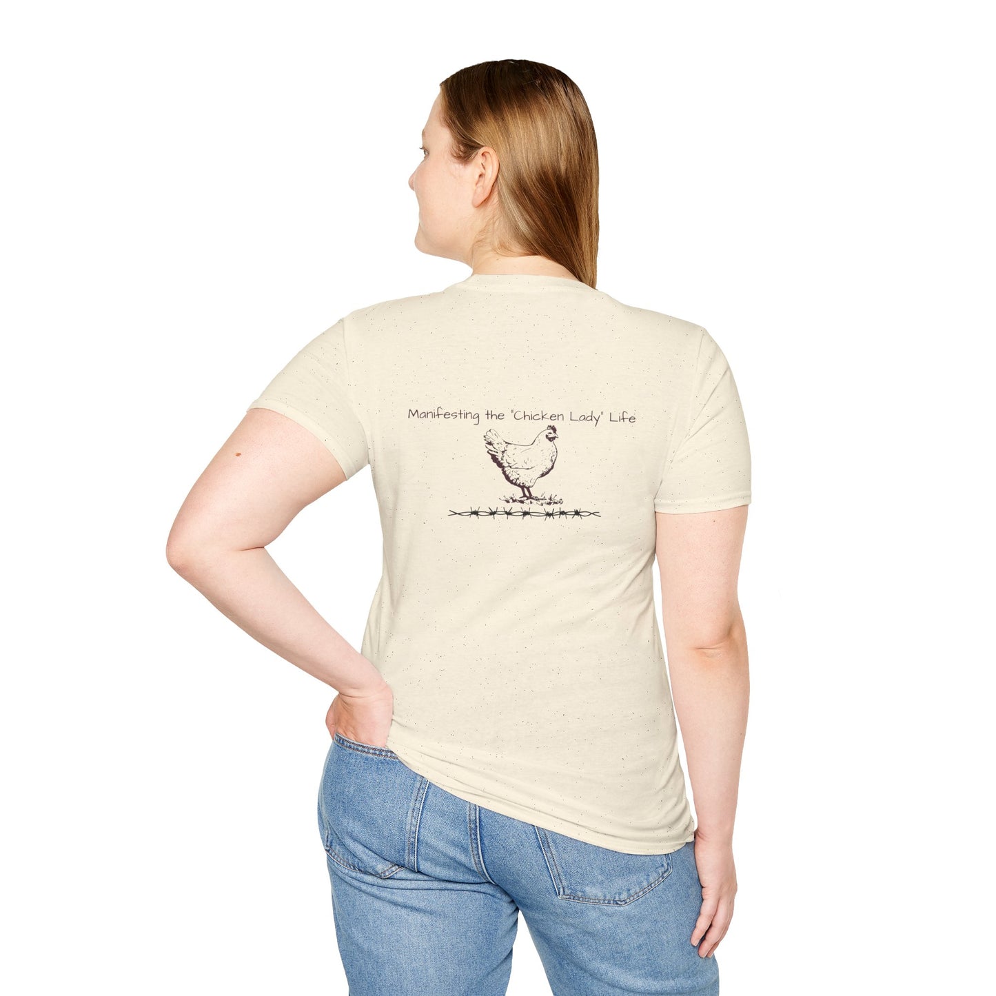 Ladies "Manifesting the Chicken Lady" Life T-Shirt