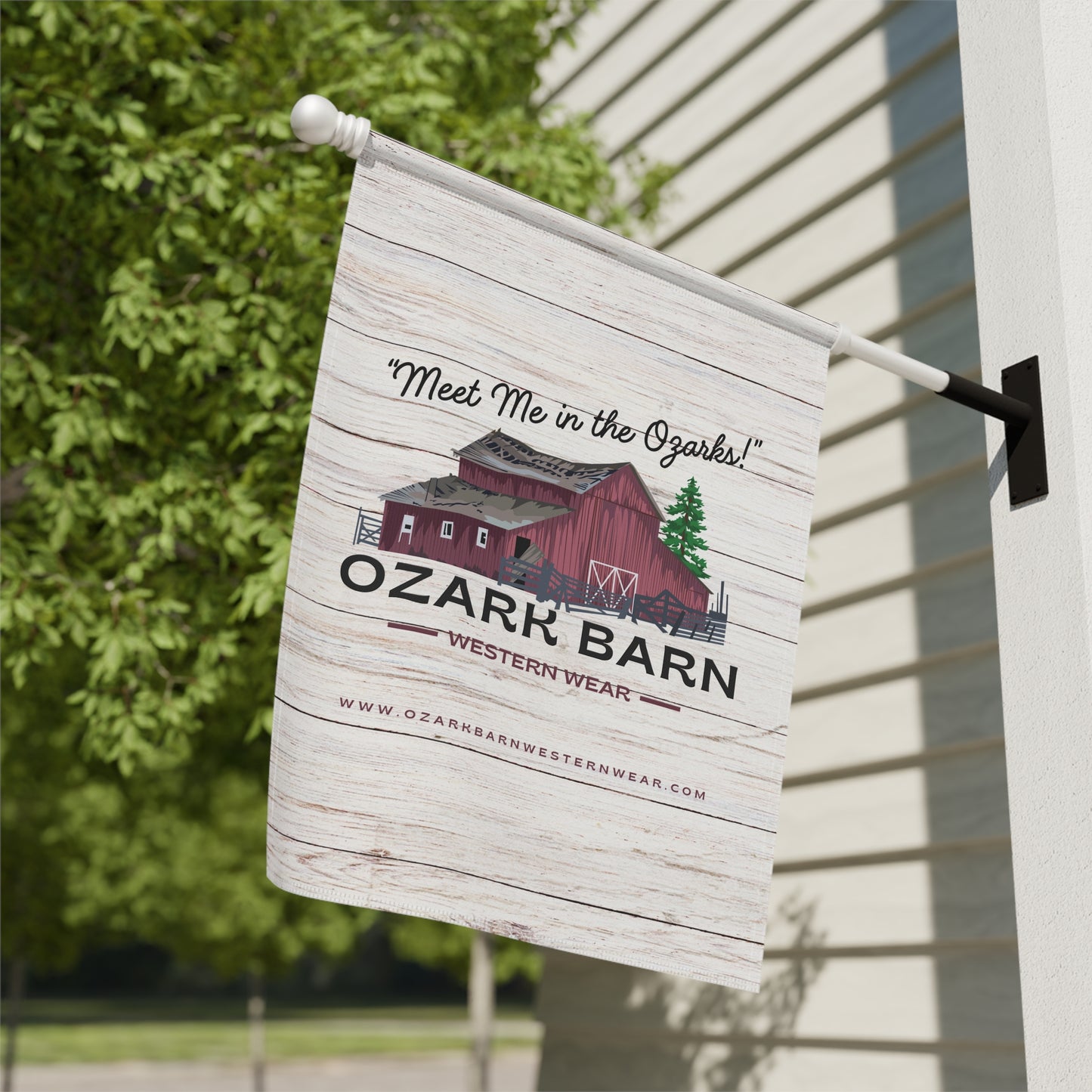 Ozark Barn Garden Banner