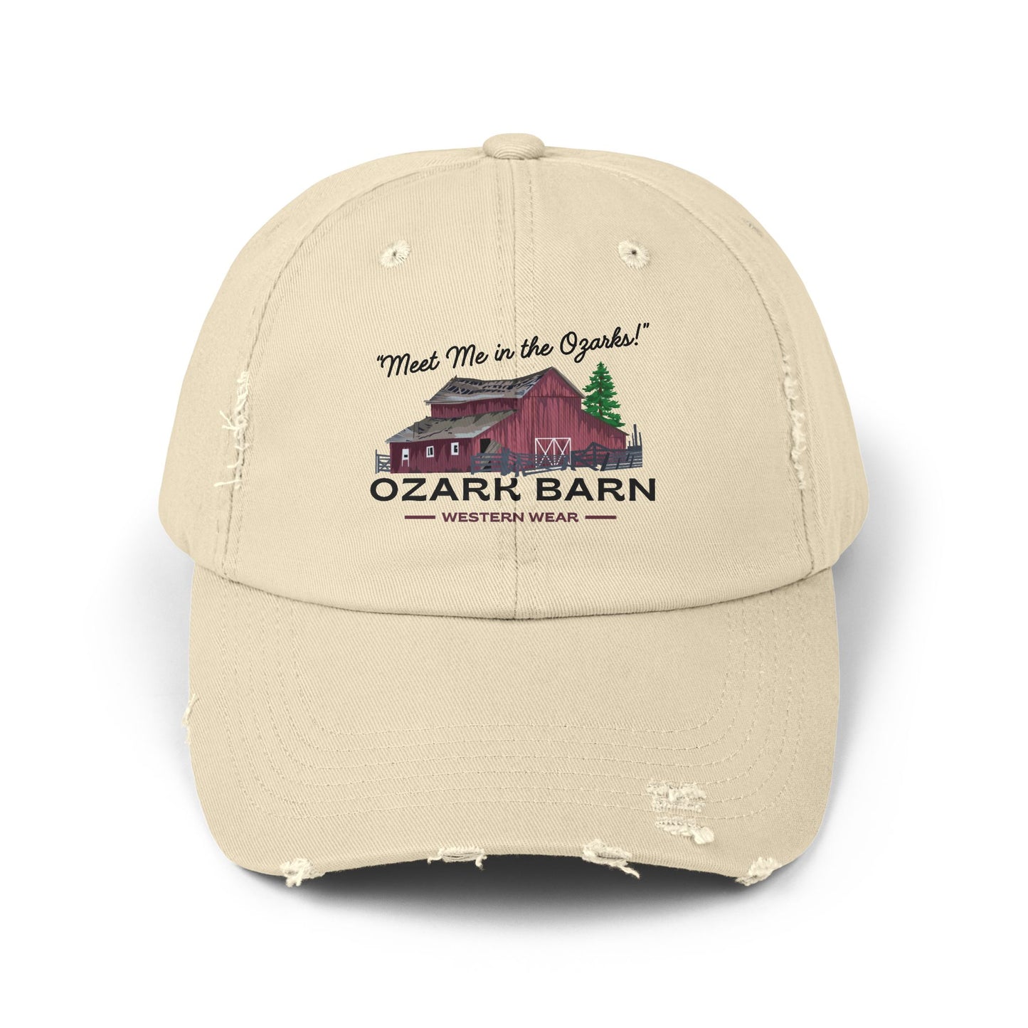 "Meet Me in the Ozarks" Distressed Cap