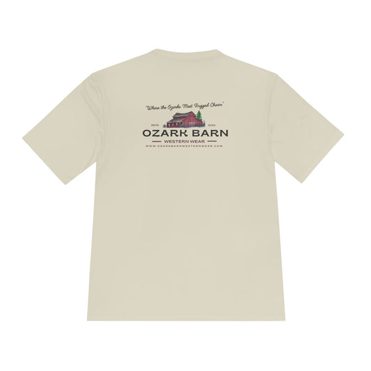 Moisture Wicking  UNISEX PREMIUM T-Shirt Perfect for Humidity in the Ozarks!