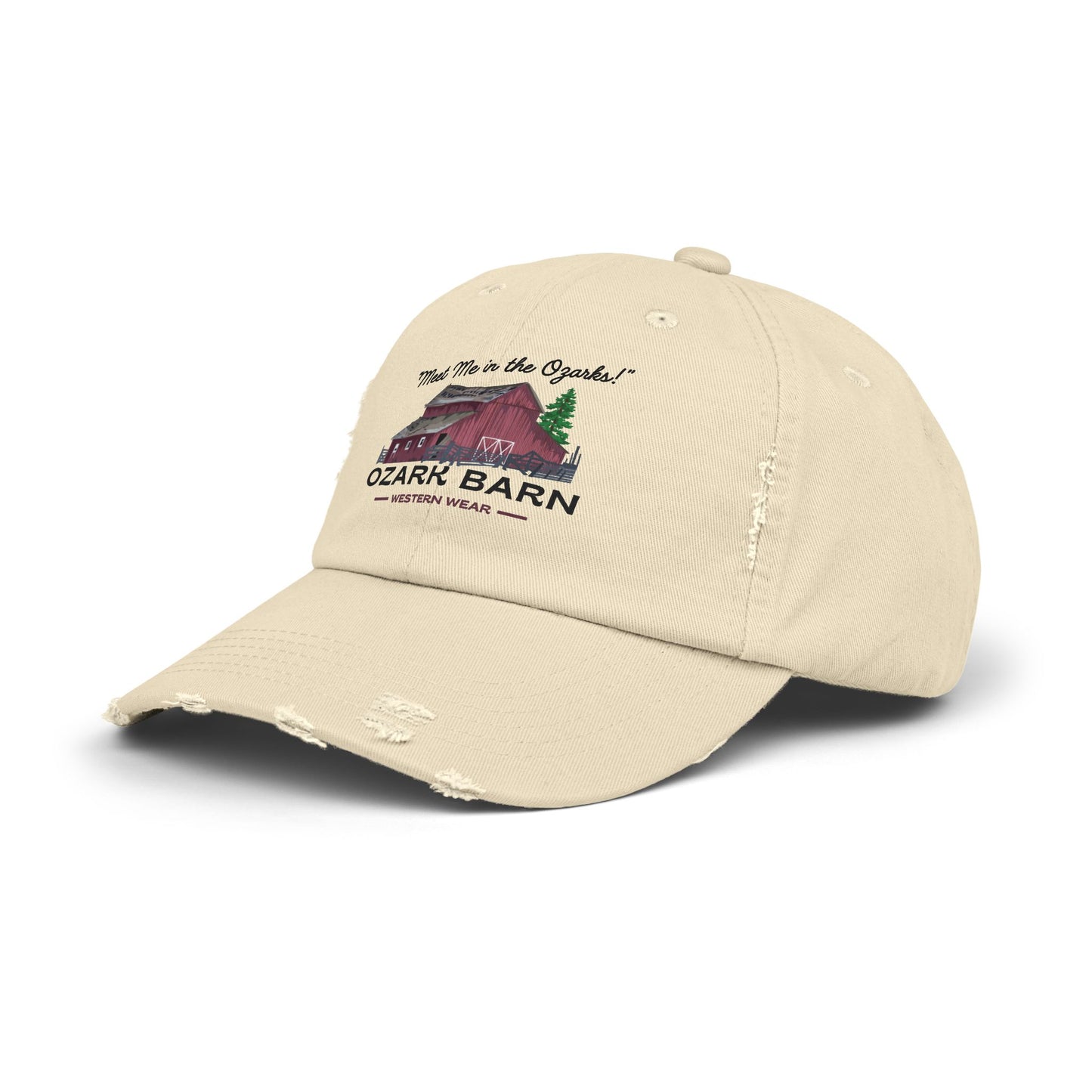 "Meet Me in the Ozarks" Distressed Cap