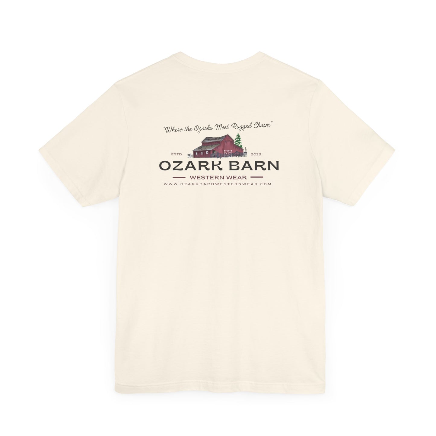 "Meet Me in the Ozarks" Ozark Barn Western Wear T-Shirt