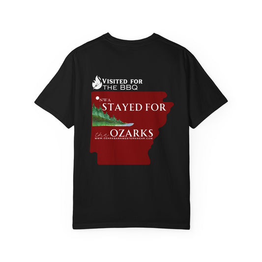 Unisex "Visited for the BBQ Stayed for the Ozarks" T-Shirt