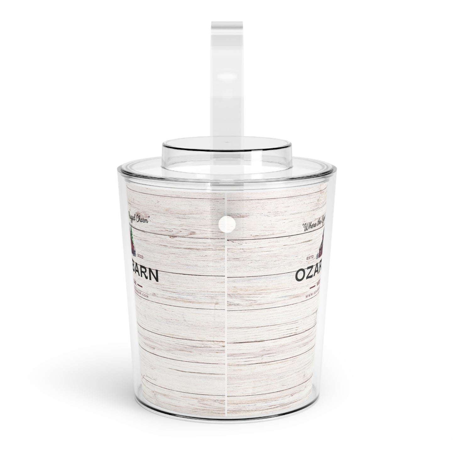 Serve it Up with Ozark Barn Ice Bucket with Tongs