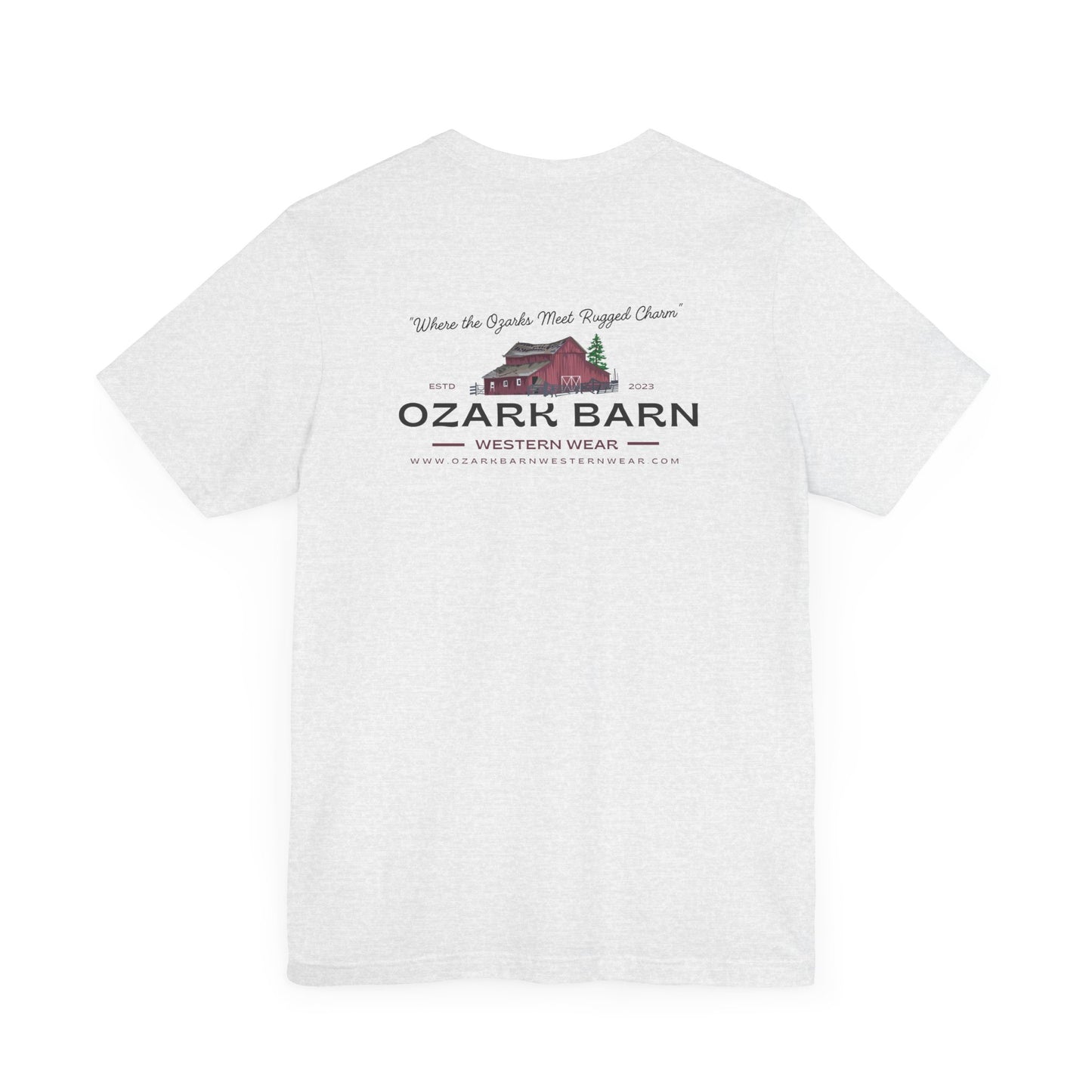 "Meet Me in the Ozarks" Ozark Barn Western Wear T-Shirt