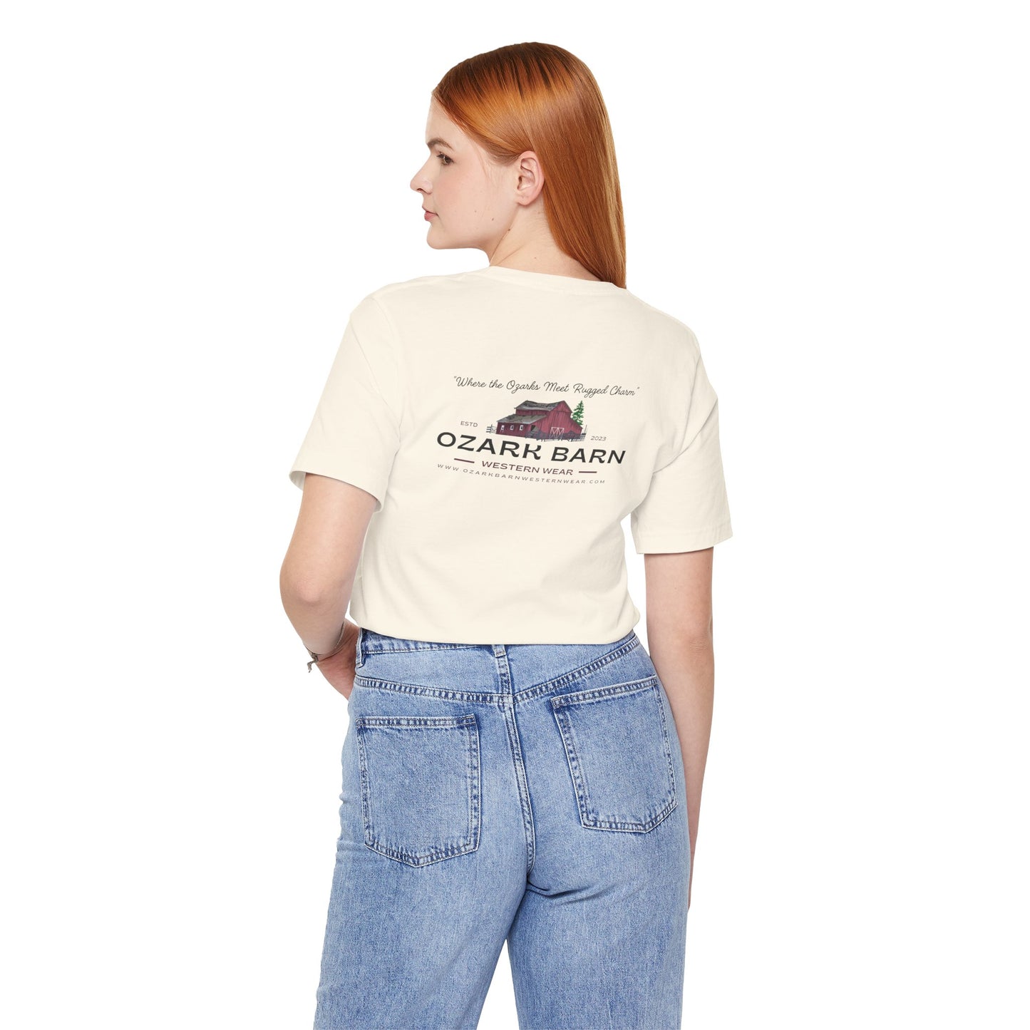 "Meet Me in the Ozarks" Ozark Barn Western Wear T-Shirt