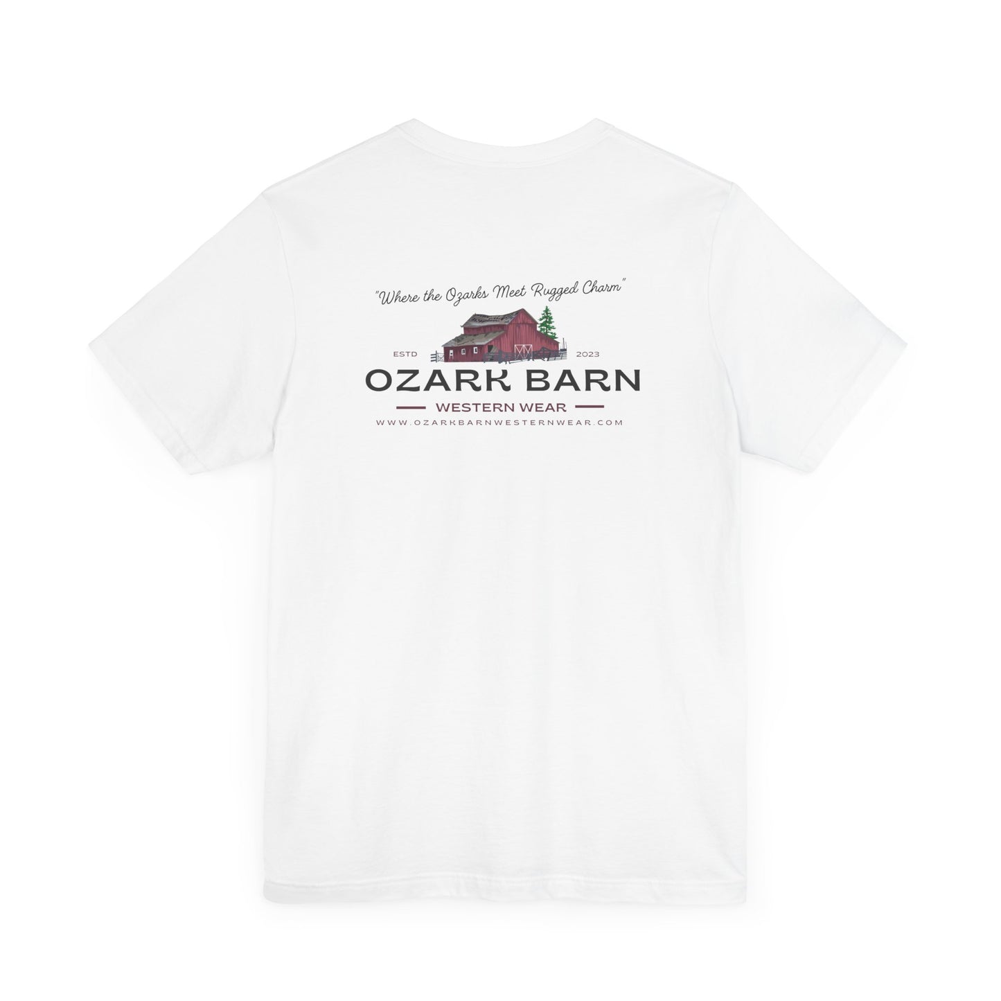 "Meet Me in the Ozarks" Ozark Barn Western Wear T-Shirt