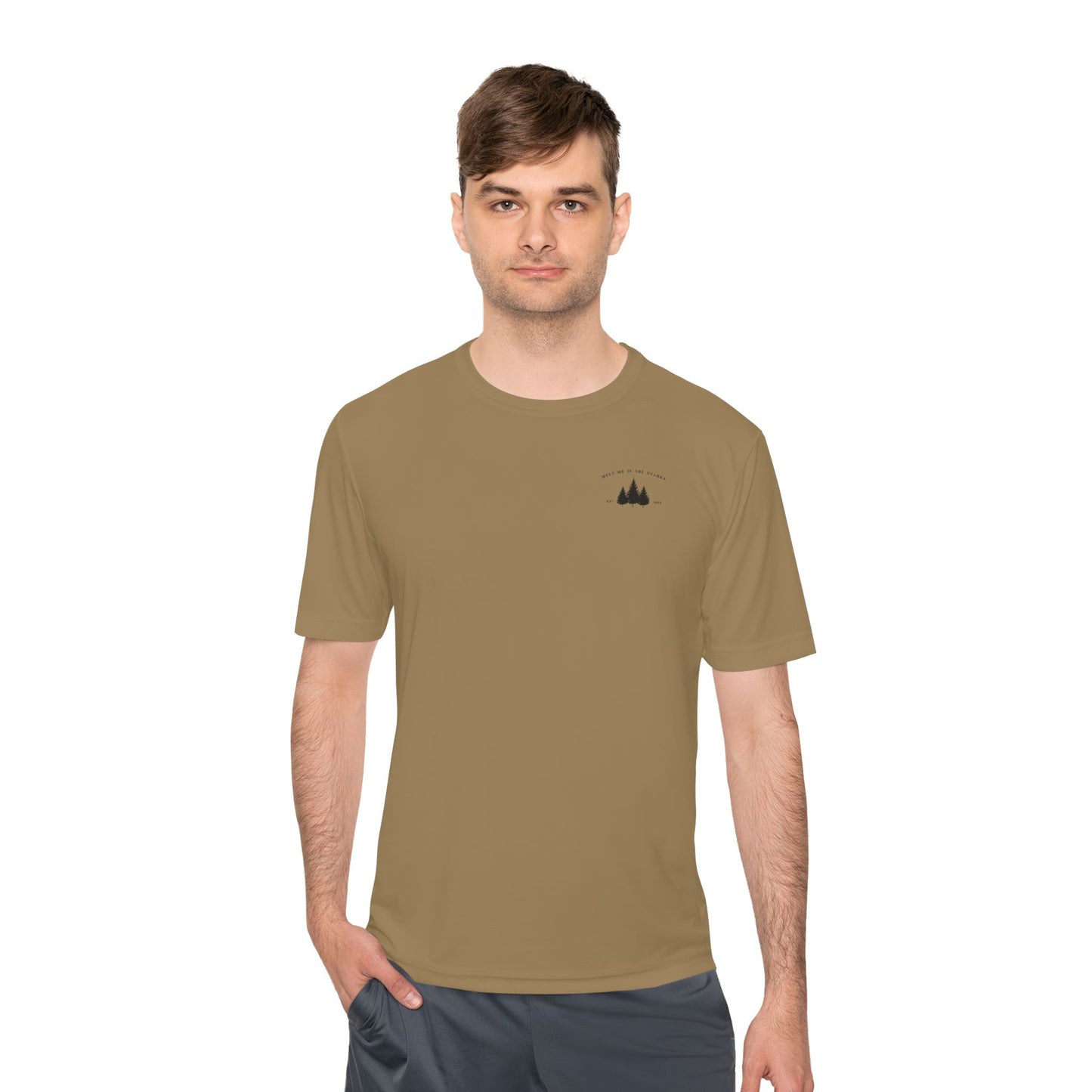 MEN'S "Visited for Beaver Lake"  Premium Moisture Wicking Tee