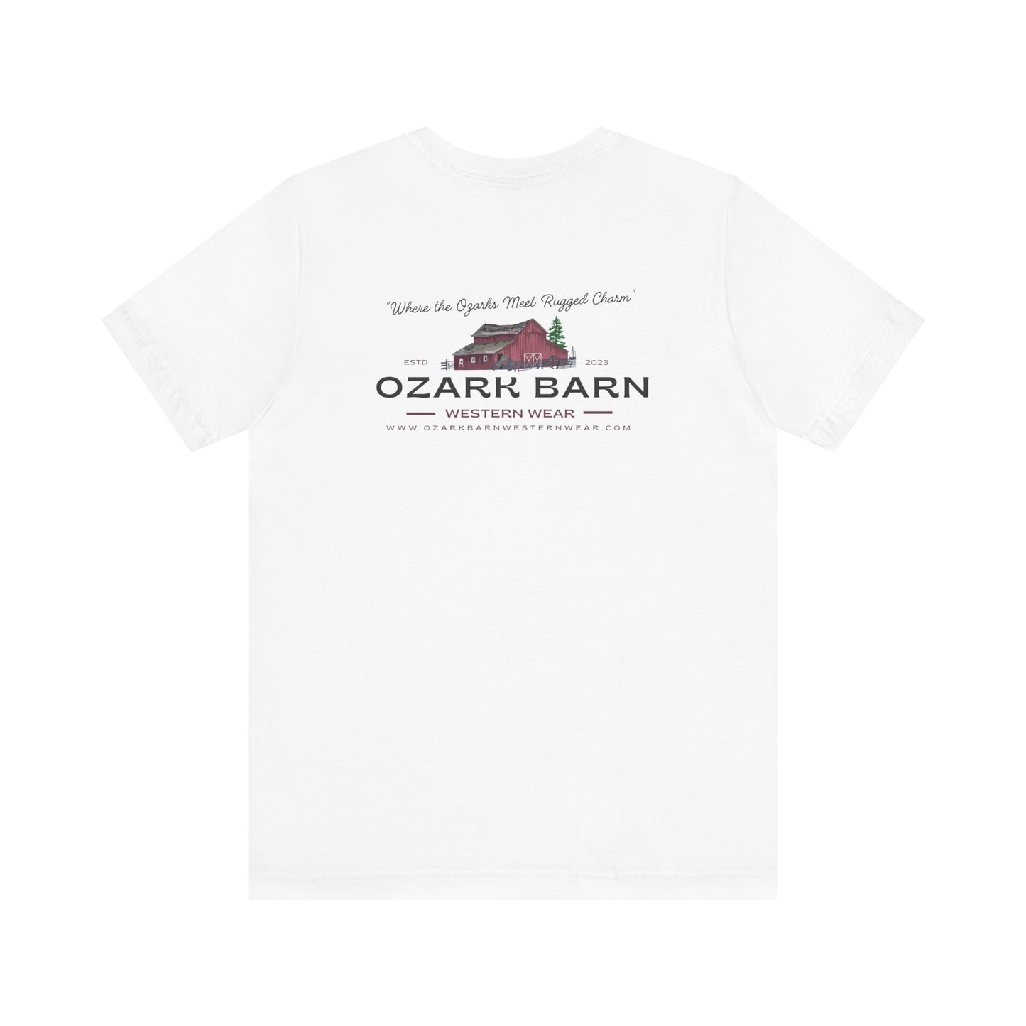 "Meet Me in the Ozarks" Ozark Barn Western Wear T-Shirt