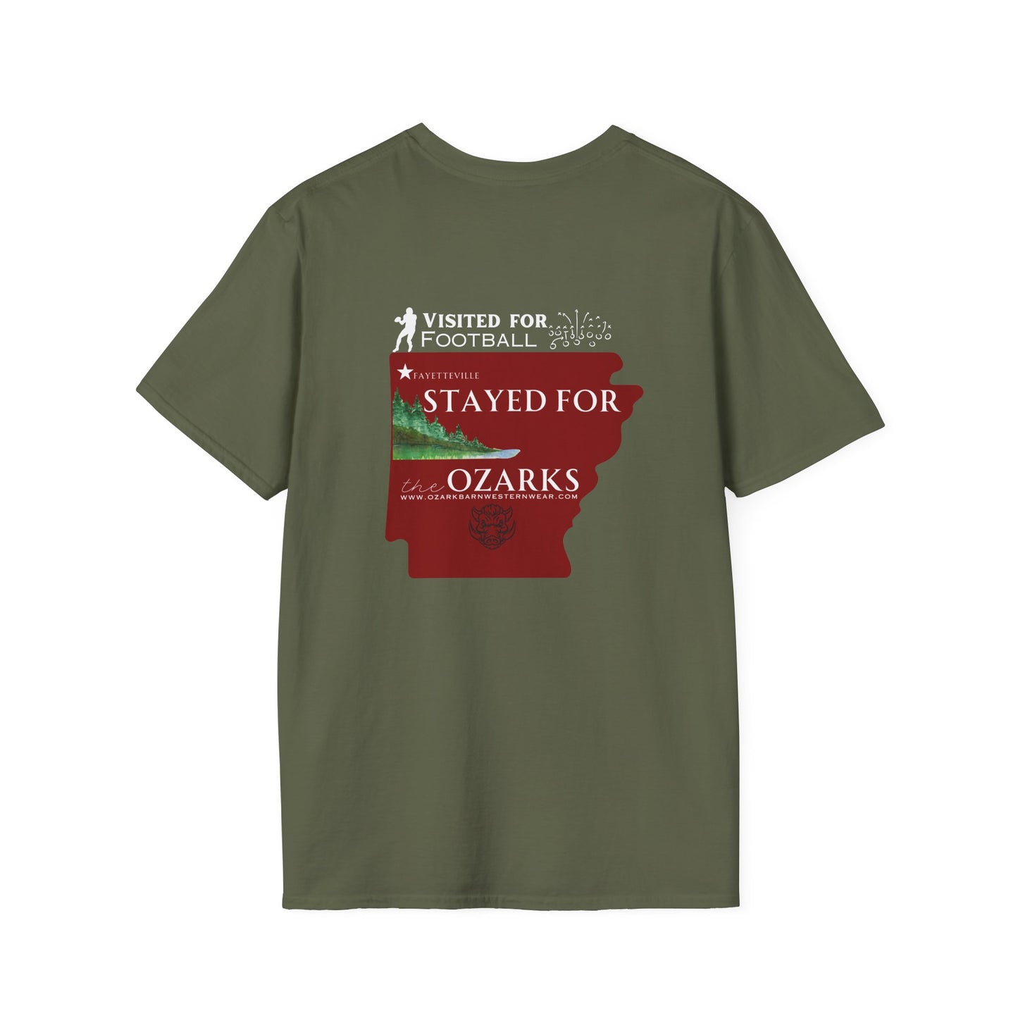 UNISEX Variety of Colors -  "Visited for Football" Tee