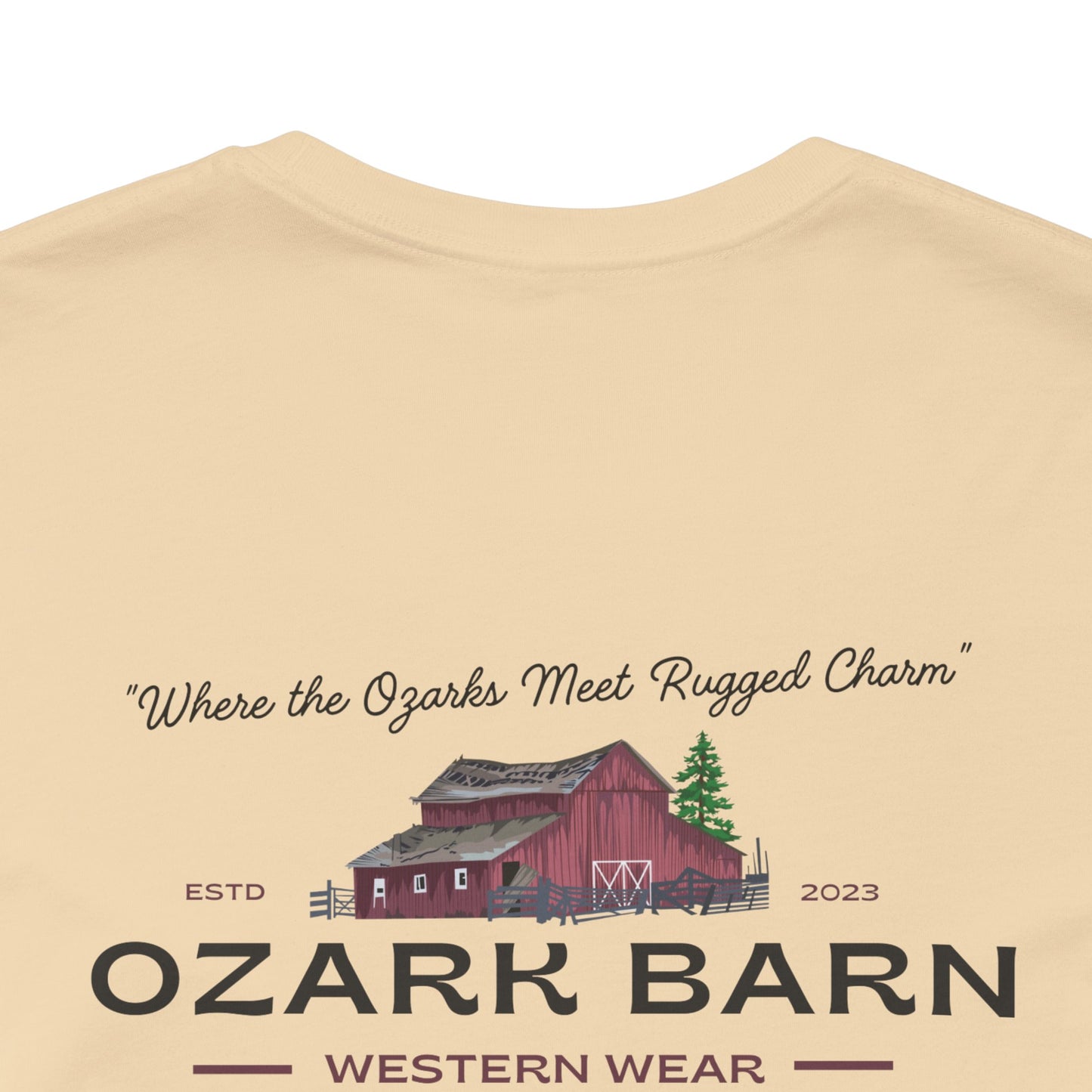 "Meet Me in the Ozarks" Ozark Barn Western Wear T-Shirt
