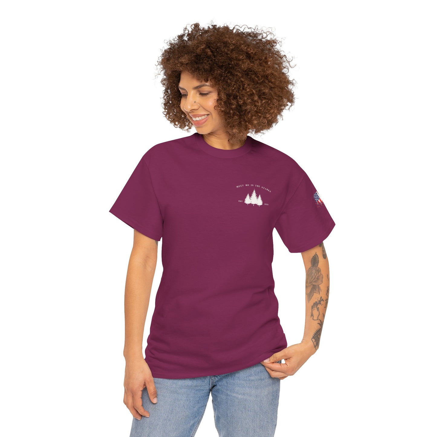 Unisex Official "Meet Me in the Ozarks" Brand Heavy Cotton Tee