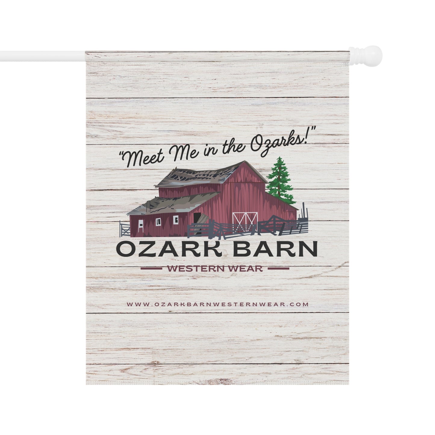 Ozark Barn Garden Banner