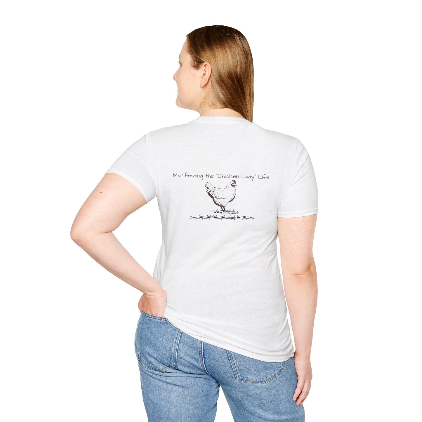 Ladies "Manifesting the Chicken Lady" Life T-Shirt