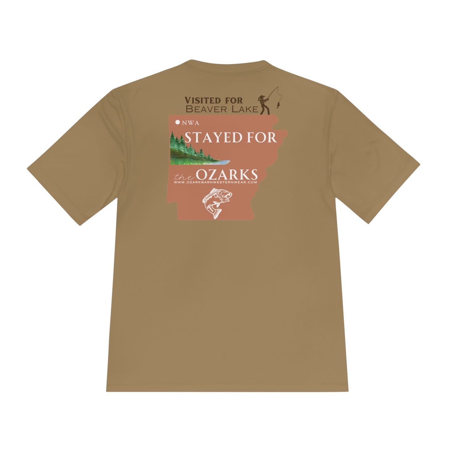 WOMEN'S "Visited for Beaver Lake" Premium Moisture Wicking Tee