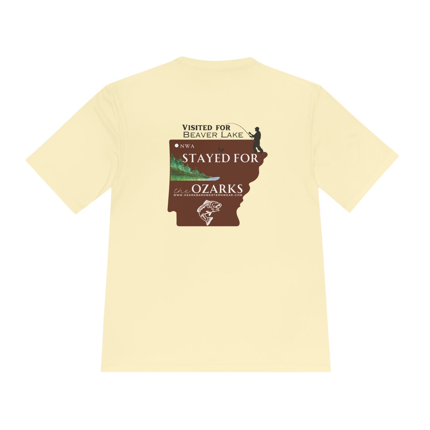MEN'S "Visited for Beaver Lake"  PREMIUM Moisture Wicking Tee