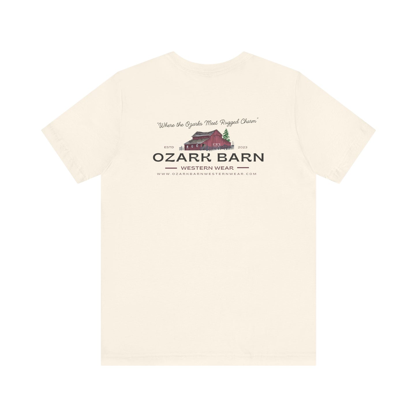 "Meet Me in the Ozarks" Ozark Barn Western Wear T-Shirt
