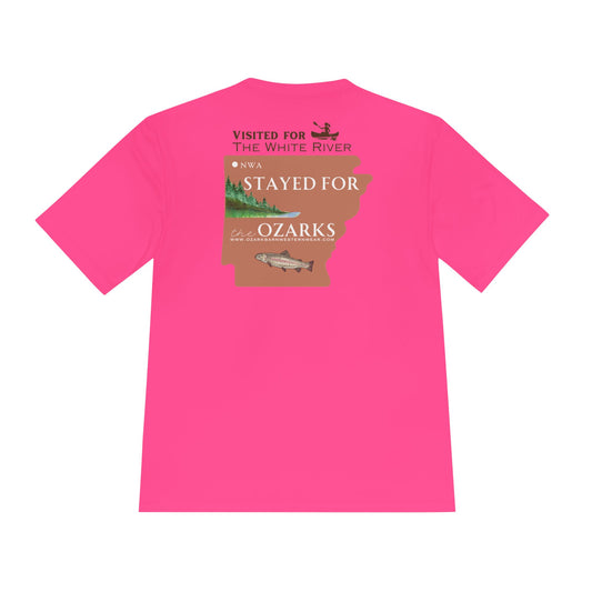 WOMEN'S "Visited for The White River" Premium Moisture Wicking Tee
