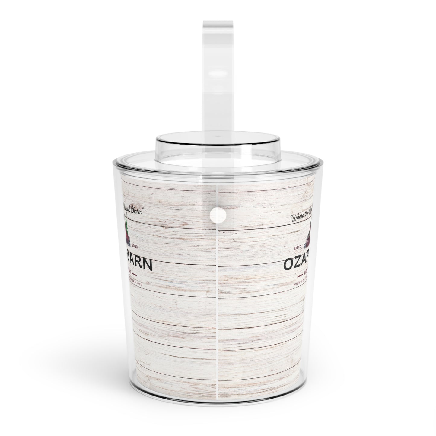 Serve it Up with Ozark Barn Ice Bucket with Tongs