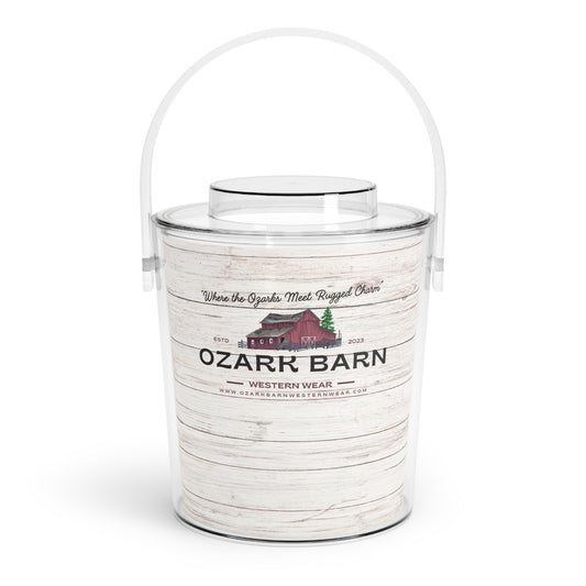 Serve it Up with Ozark Barn Ice Bucket with Tongs