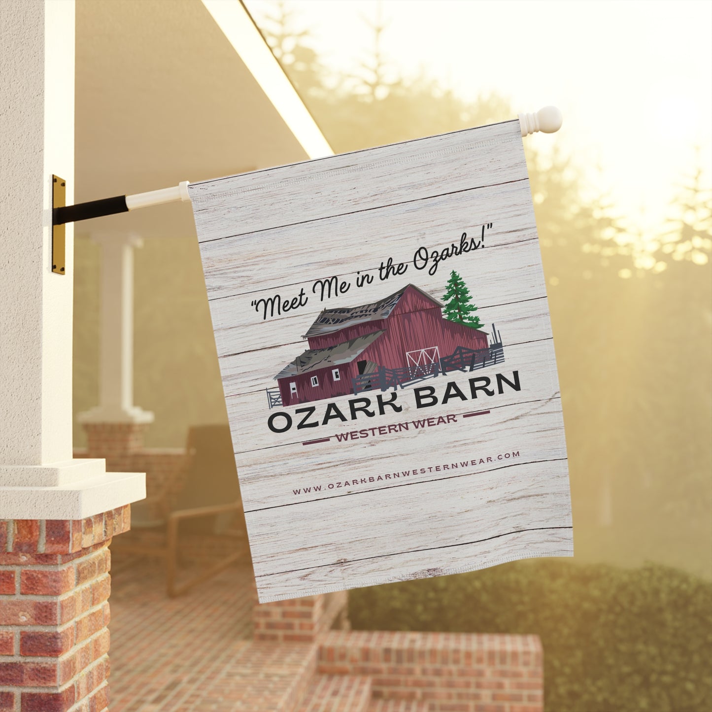 Ozark Barn Garden Banner