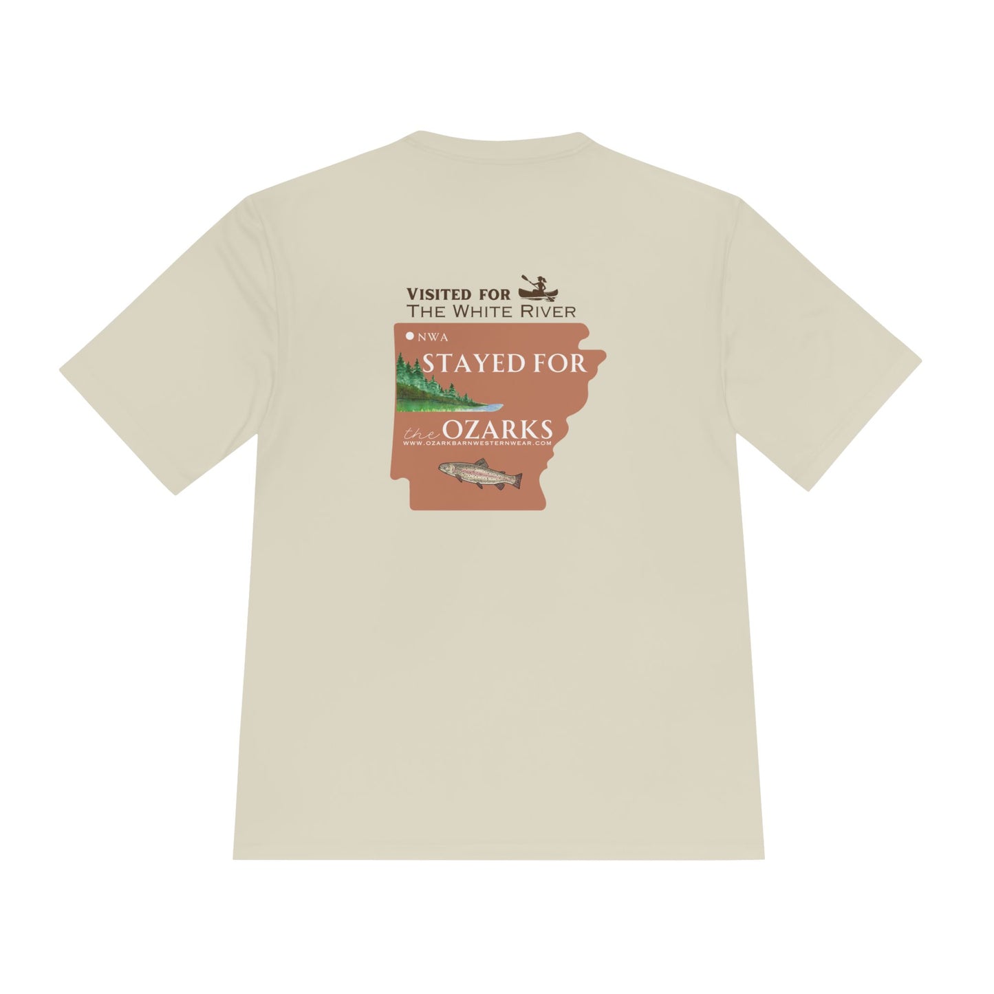 WOMEN'S "Visited for The White River" PREMIUM Moisture Wicking Tee