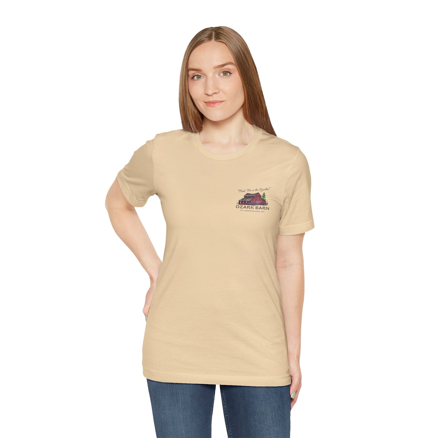 "Meet Me in the Ozarks" Ozark Barn Western Wear T-Shirt