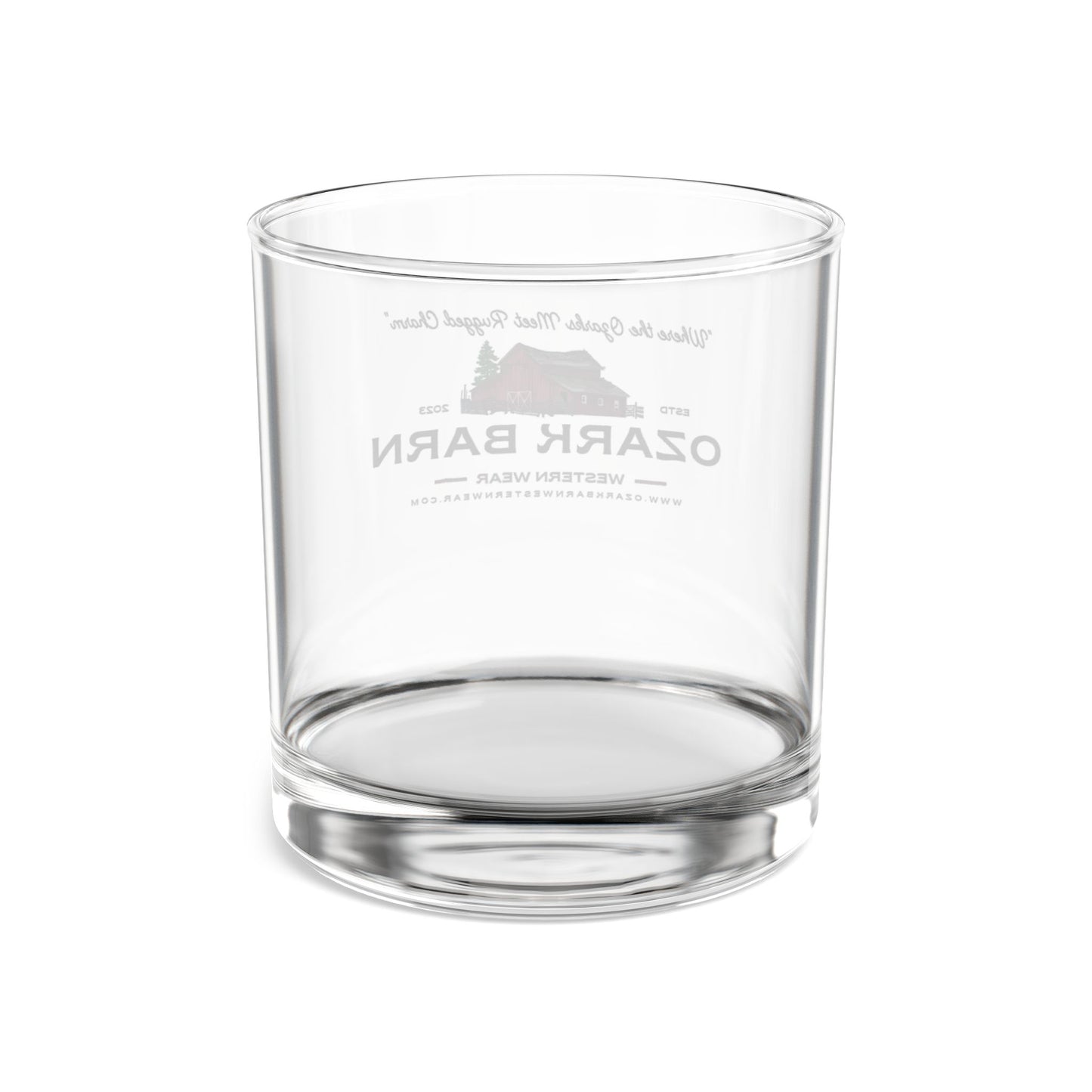 Sip in Ozark Barn Style With This Rock Glass, 10oz