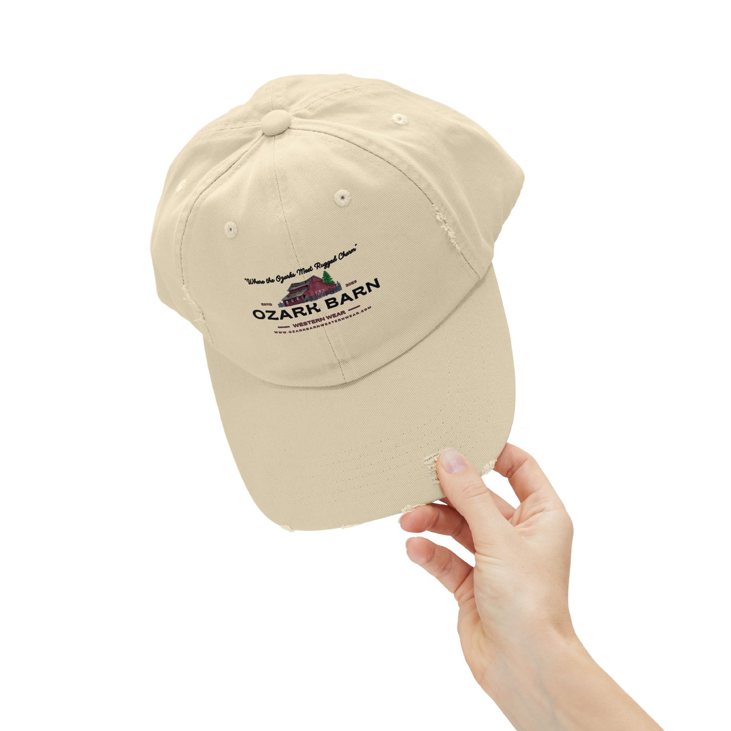 Unisex Distressed Cap